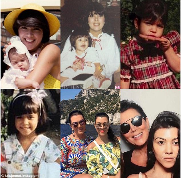 3F5A0FF000000578 4422566 Proud mother Kris Jenner paid tribute to her eldest child with a a 23 1492540532992